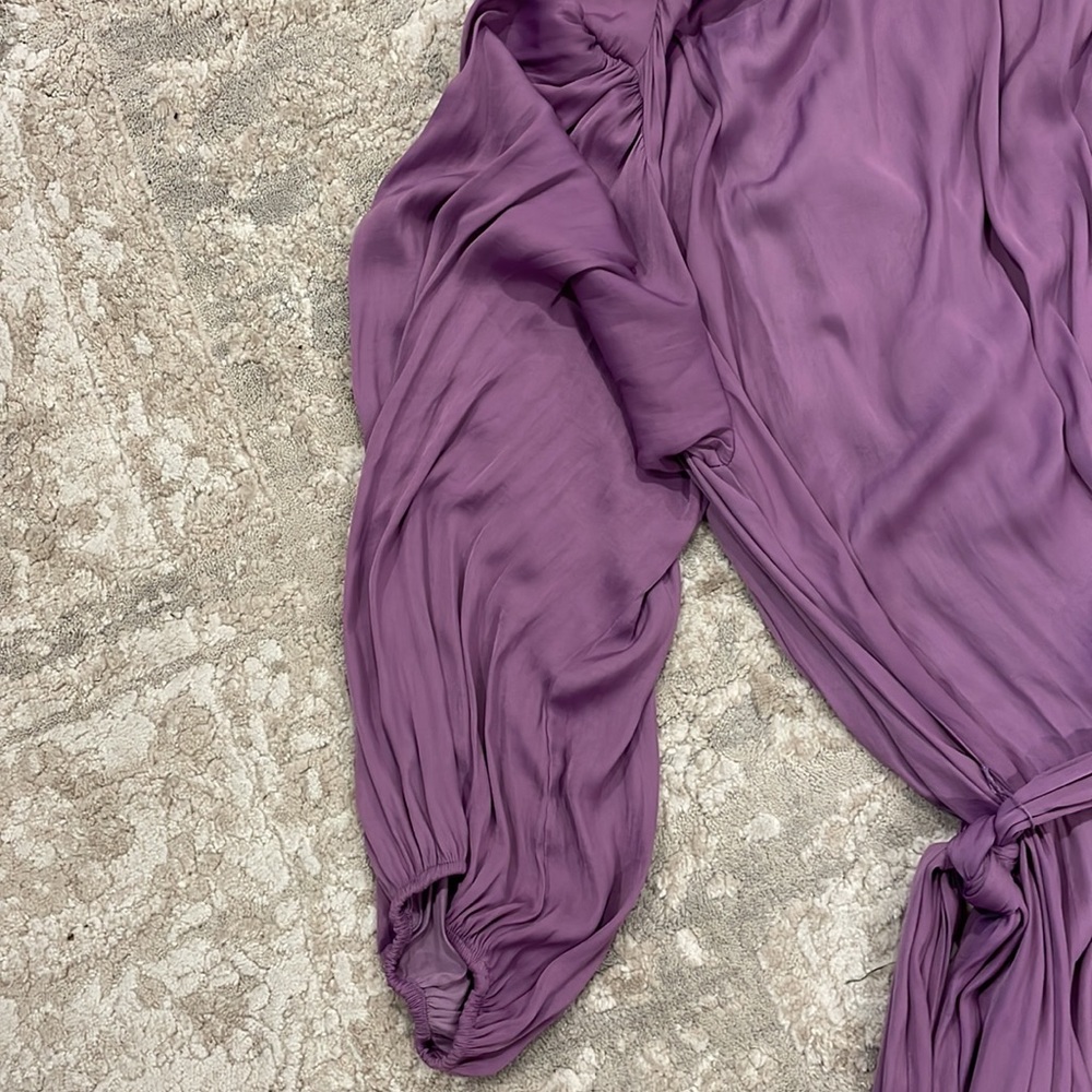 Banana Republic Mauve Purple Midi Dress - Picture 2 of 8